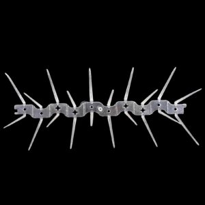 ProNet® Premium Bird Spikes Pigeon Control Spikes, Polycarbonate Transparent 2 Row