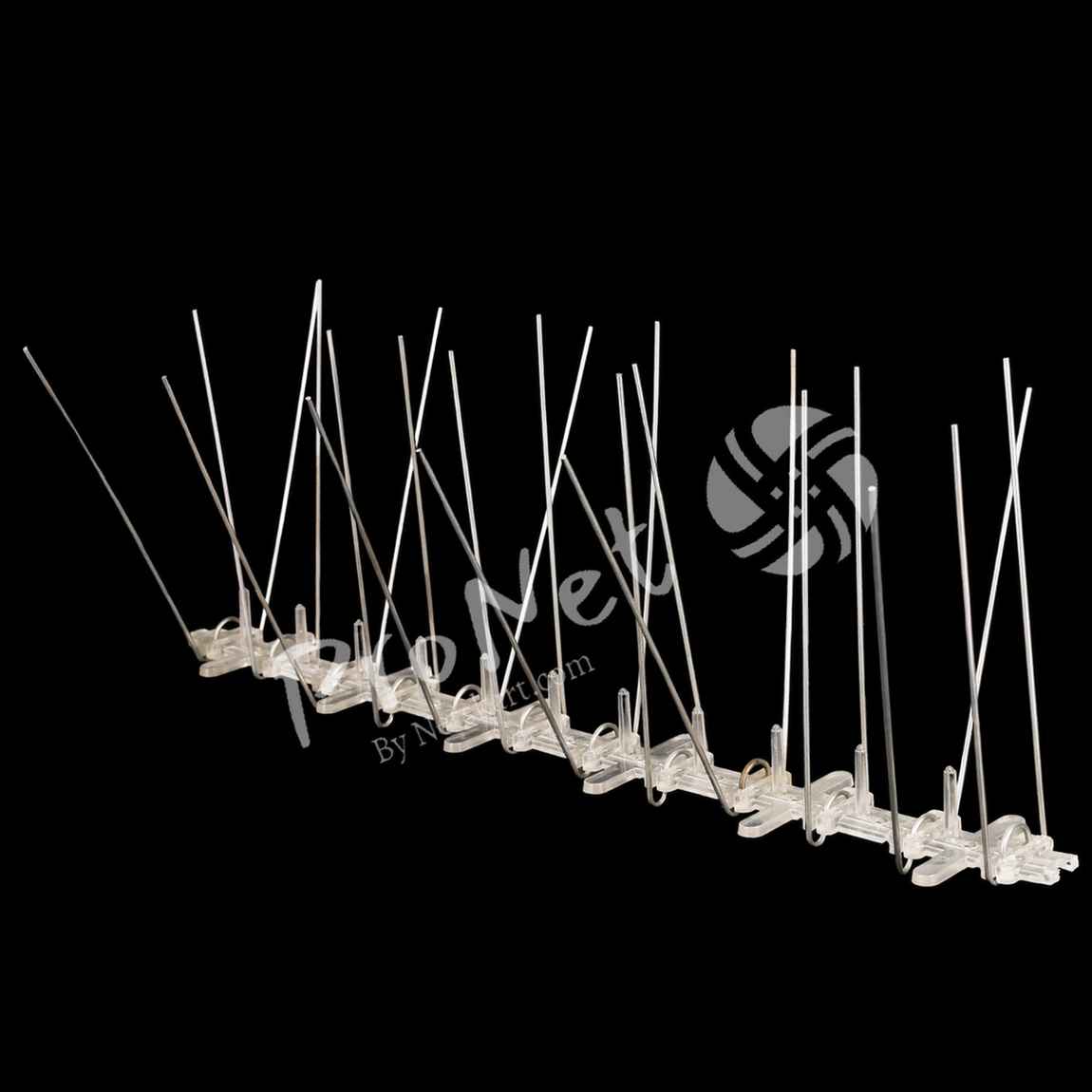 ProNet® Stainless Steel Bird Spikes Pigeon Control Spikes, Polycarbonate Base - Image 3