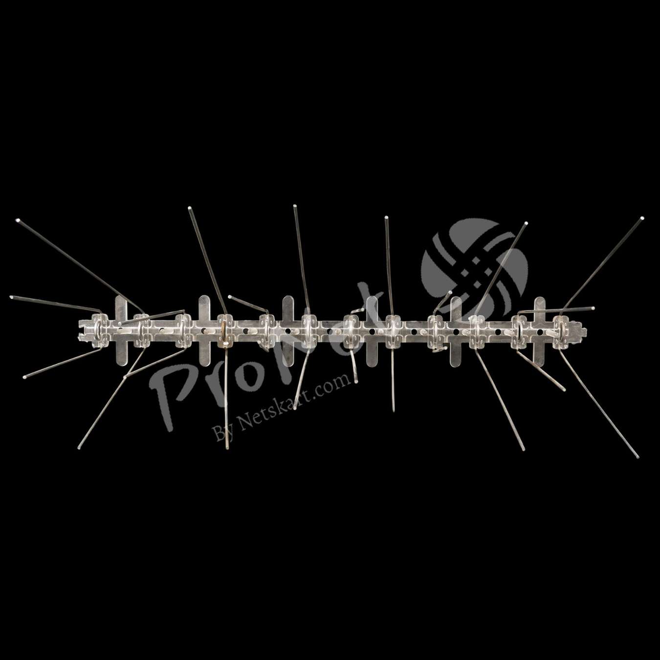 ProNet® Stainless Steel Bird Spikes Pigeon Control Spikes, Polycarbonate Base - Image 2